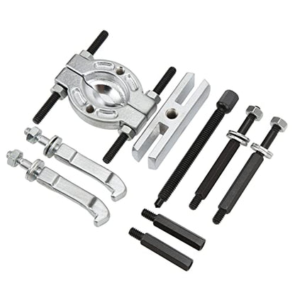 9 Piece Bearing Puller,Mini Bearing Separatormini Bearing Splitter,Bearing Separator Puller Set,9pcs Bearing Puller Set Portable Bearing Removal Tool Kit Heavy Duty Metal Bearing Splitter