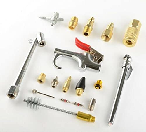 New 18pc Air Tool Compressor Blow Gun Chuck Pneumatic Accessory Accessories Kit NEW,Jikkolumlukka