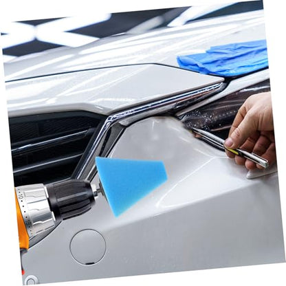 OSALADI 4pcs Cone Buffing Pads for Metal Polishing Automotive Wheel Detailing Sponge for Car Care Drill Polishing Wheel Kit for Hub Shine and Gloss