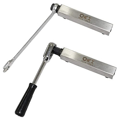 ORXPLUS Tools Motorcycle & Bike Coil Spring Shock Compressor Tool | Heavy-Duty Mechanical Compacting Tool Safely Compresses Motorcycle Rear Shock & Bicycle Coil Springs