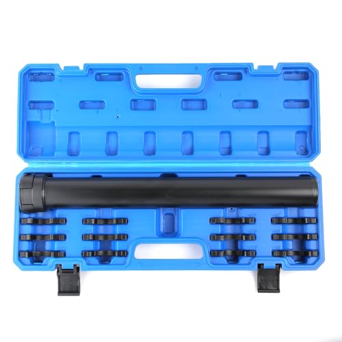 Inner Tie Rod Removal Tool, Master Inner Tie Rod Tool Set with 12 Crowfoot Adapters & 1/2 Inch Drive Tube for Tie Rods Remove & Install Suitable for Domestic & Import Cars