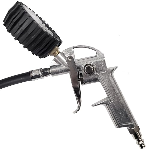 VIAIR 00042 Digital Tire Inflation Gun with 2.5" Gauge and Carry Bag, Black