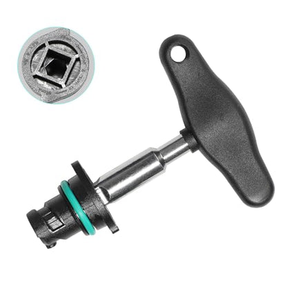 DPTOOL Oil Drain Plug 7 Pack Kit Compatible with GM Chevrolet Cadillac 2019-2021 Oil Pan Drain Plug with Oil Drain Plug Removal Tool Replace 12713651 55498782
