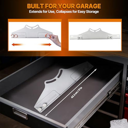 Toe Alignment Tool Toe Plates Wheel Alignment Tool Automotive with 2 Tape Measures and 1 Digital Angle Finder Provides Accurate Fast Wheel Alignment Measurements for Most Cars - size: Applicable to M14 hub bolts