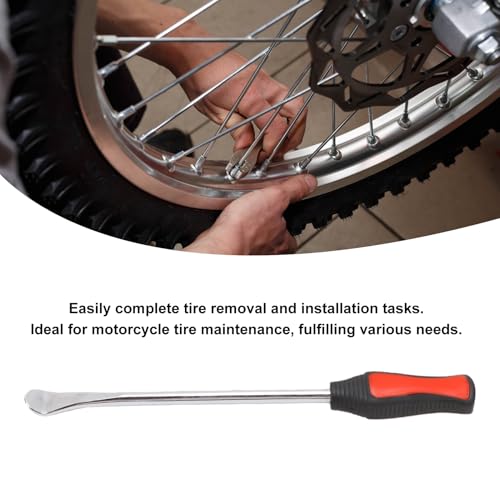 KIMISS 12PCS Tire Repair Kit with Tools, Motorcycle Tire Spoons Iron Levers Set and Rim Protectors, Portable Storage Bag for Dirt Bike ATV Scooter Lawn Tractor