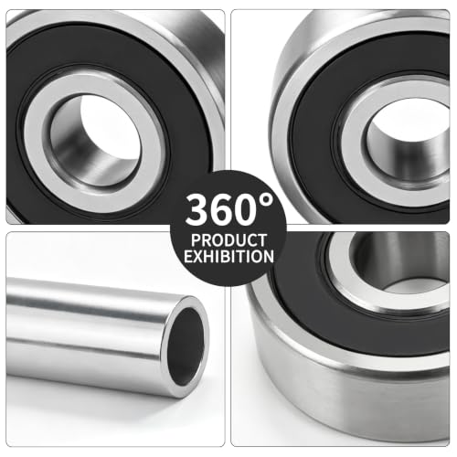JERBOR Original Rear Wheel Hub Bearing Kit for Tuttio Soleil01 Drit Bike | OEM Anti-Rust Durable Stainless Steel Rear Wheel Bearing Replacement Set for Tutto Tutti Bike Accessories