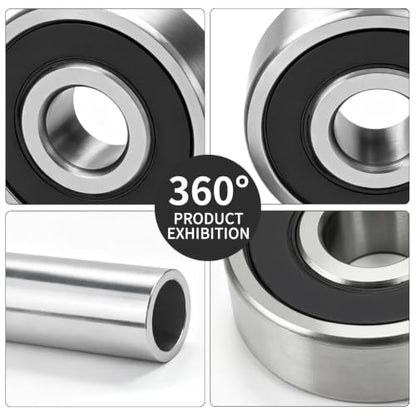 JERBOR Original Rear Wheel Hub Bearing Kit for Tuttio Soleil01 Drit Bike | OEM Anti-Rust Durable Stainless Steel Rear Wheel Bearing Replacement Set for Tutto Tutti Bike Accessories