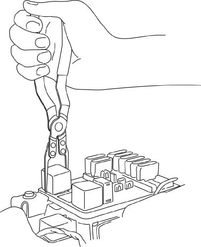 Lisle 46950 Relay Puller Pliers - style: Relay Puller Pliers