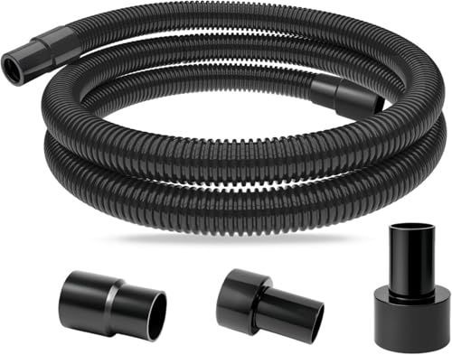 16.4 Ft Dust Collection Hose Kit with 5 Fittings Ultimatefor Woodworking Power Tools,Home Use and Wet/Dry Shop Vacuums - size: 16.4FT HOSE KITS