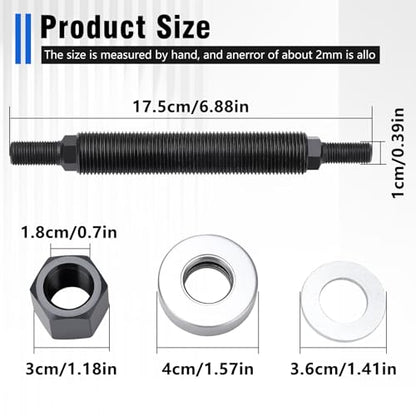 66515 Harmonic Balancer Installation Tool Harmonic Balancer Installer | Compatible with Chevy BBC SBC Cranks, Harmonic Balancer Vibration Damper Installation Tool, Heat-Treat Heavy Duty Steel