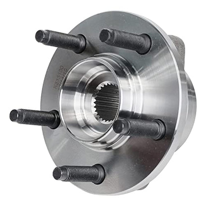 Detroit Axle - 4pc Front Wheel Bearing Hubs Kit for 1996-2007 Ford Taurus | 1996-2005 Mercury Sable 1995-2002 Lincoln Continental 2 Wheel Bearing Hubs Assembly 2 Lower Ball Joints Replacement