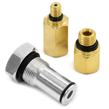 Car Oil Rail Adapters Leak Test Kit, High Pressure Vehicle IPR Valve Air Test Fitting Tool, Automotive Oil Pump Testing Accessories, Compatible with 6.0L Diesel Engine