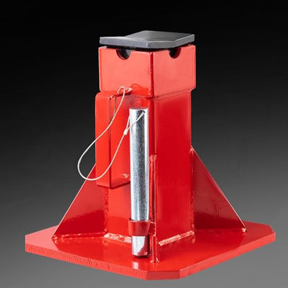 22 Ton Jack Stands 1 Pair, Heavy Duty Steel 44,000 lbs Professional Jack Stand with Lock and Adjustable Height for Lifting Car SUV Truck Pick Up Trailers and Equipment, Red (Set of 2PCS) - size: 22 Ton