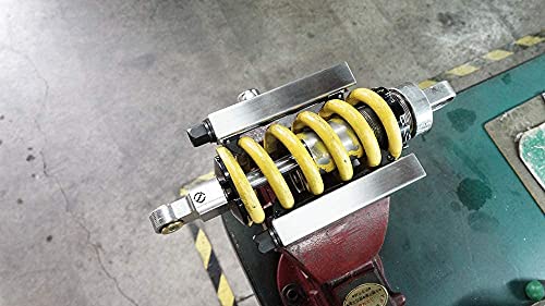 ORXPLUS Tools Motorcycle & Bike Coil Spring Shock Compressor Tool | Heavy-Duty Mechanical Compacting Tool Safely Compresses Motorcycle Rear Shock & Bicycle Coil Springs