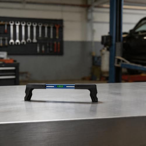 Camber Caster Gauge Kit with Magnetic Base and Bubble - Precision Steering Wheel Tool for Auto Alignment Tasks
