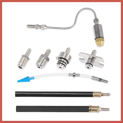 ACROPIX Fuel Injection Systems Cleaning Tools Car Fuel System Cleaner Kit for Petrol EFI Throttle Car Engine Non-Dismantle Cleaner Machine Fuel Injector Cleaner 600ML 140PSI C80 Car Parts