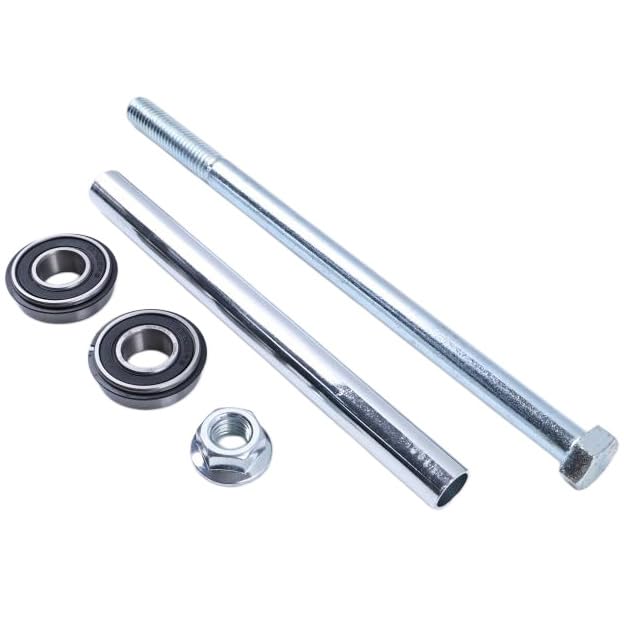 DVPARTS 025-5202-00 Front Wheel Bearing Kits Compatible with Bad boy ZT CZT Maverick Mower (Include 025-5202-00 Spanner Bushing 022-7009 Bearings 018-7010 Bolt)