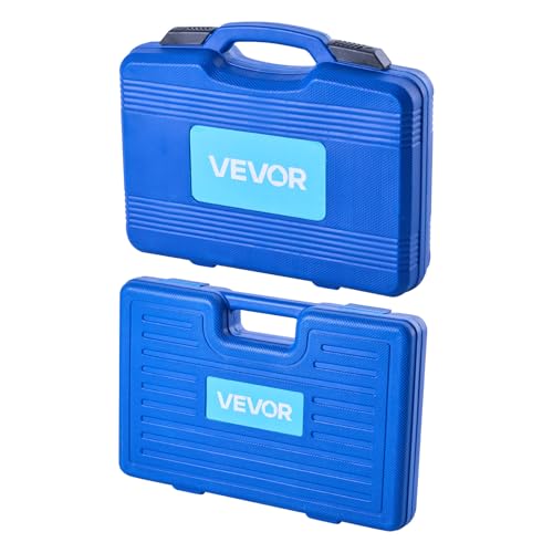 VEVOR 52pcs Custom Bushing Bearing and Seal Driver Set & 14pcs Bearing Puller Kit, 2 in 1 Bushing Bearing Driver Press Kit, Heavy Duty Removal Installation Tool Set with 49 Bushings, Separators & Jaws