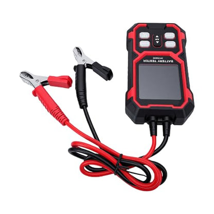 Hilitand Battery Tester, Digital Battery Analyzer for 12V 24V 50 2000 CCA Batteries with 2.68 inch Color Display 14F to 122F for Cars Trucks RV Boat