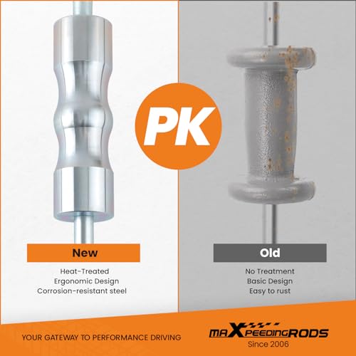 maXpeedingrods Slide Hammer Cv Axle Puller, Inner CV Axle Removal Tool with 48mm 63mm CV Joint Fork Adapter, Front Wheel Drive Axle Pulley Attachment - style: 3 Pcs