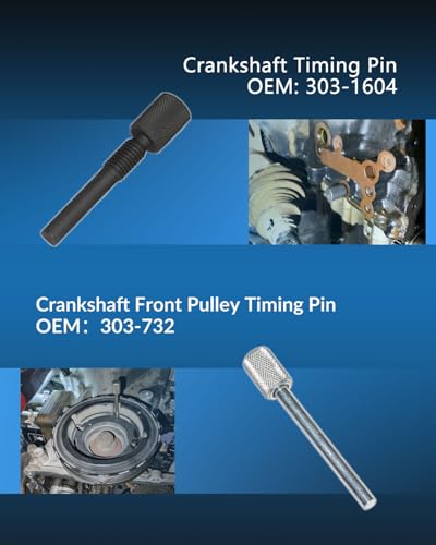DPTOOL Camshaft Timing Crankshaft Locking Tool Compatible with Ford 1.0L Ecoboost Lastest Version Petrol Engine from 2018 Replace 303-1661, 303-1643, 303-018, 303-1604, 303-732, 303-1603 - size: ECOBOOST 1.0 Chain Engine
