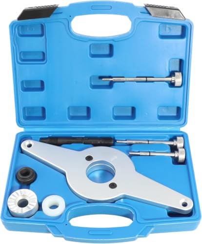 DPTOOL Vibration Damper Holding Tool Crankshaft Pulley Removal Shock Absorber Compatible with Audi Skoda VW 1.8 2.0 4V TFSi EA888 Gen 1 2 3 Engine Vibration Damper Assembly 4 Cylinder Replace T10531 - size: Gen 1 2 3