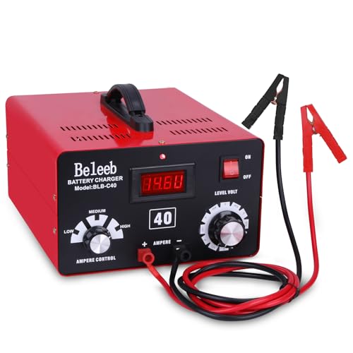 Multi-Voltage Battery Charger 12V 24V 36V 48V 60V 72V for LiFePO4, Lithium Batteries, High Voltage Pulse Desulfator for Lead-Acid, for Car, Golf Cart, RV, Marine, Boat