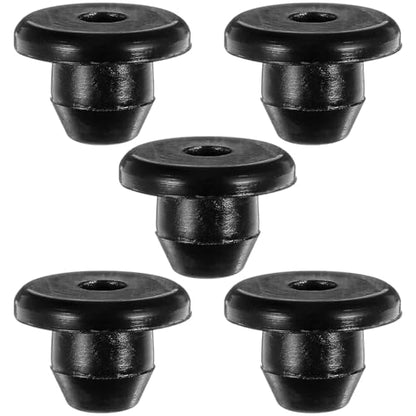 5Pcs Hydraulic Jack Oil Plugs Floor Jack Repair Plug Bottle Oil Filler Plug Flat-Head Floor Replacement Accessories Horizontal Bung Reservoir Rubber Filler Reservoir Plugs