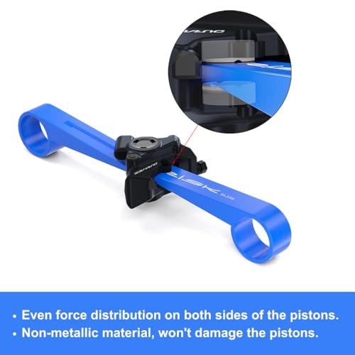 Professional Bicycle Disc Brake Piston Spreader Tool - Hydraulic Brake Caliper Reset Tool for Mountain & Road Bikes, Non-Metallic Design with Positioning Track
