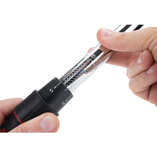 Performance Tool M198 3/8-Inch Drive Click Torque Wrench With Patented Torque Adjusting Locking Collar (10 to 100 ft/lb) - style: 3/8" Dr. Click Style (10-100 ft/lbs)
