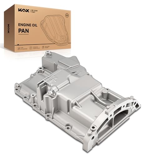KAX Engine Oil Pan compatible with Ford Focus 2012-2018, Ford EcoSport 2018-2021, Ford C-Max 2013-2018, Ford Fusion 2013-2014 2016-2017, MKZ 2013-2020, Replace# FP72A - color: Engine oil pan, size: FP72A for Focus, Fusion