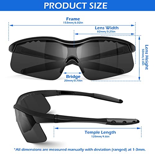 OXG 12 Pack Anti Fog Safety Glasses for Men, ANSI Z87.1 Safety Goggles Impact Scratch Resistant Eye Protection for Work - color: Grey