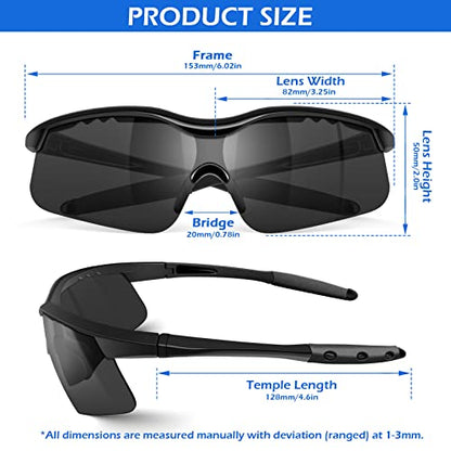 OXG 6 Pack Anti-Fog Safety Glasses, ANSI Z87+ Impact & Scratch Resistant Protective Eyewear for Work, Lab, Construction - color: Grey