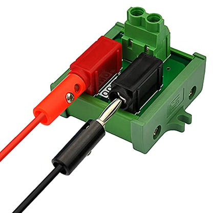 Banana Jack Breakout Board Module (1x2 Positions, Screw Mount) - size: 1x2 Positions, style: Screw Mount