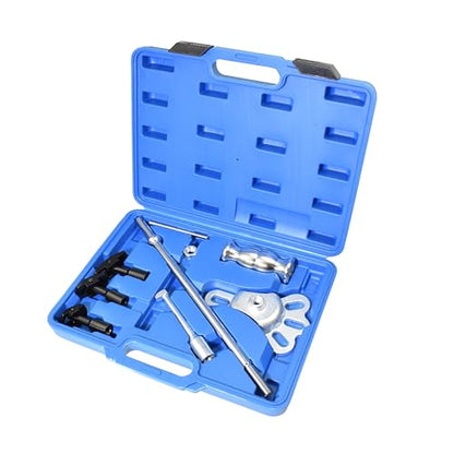 Rear Axle Bearing Remove Puller Tool Kit Bearing Remover Set with Slide Hammer Yoke and 3 Adapters, 1" to 2-7/8" IDs