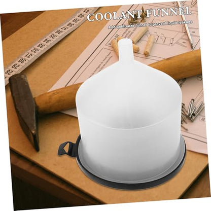 Zerodeko 1set Spill Coolant Filling Kit Radiator Funnel for Efficient Coolant Handling Durable Design Connectors Prevents Leakage and Spills