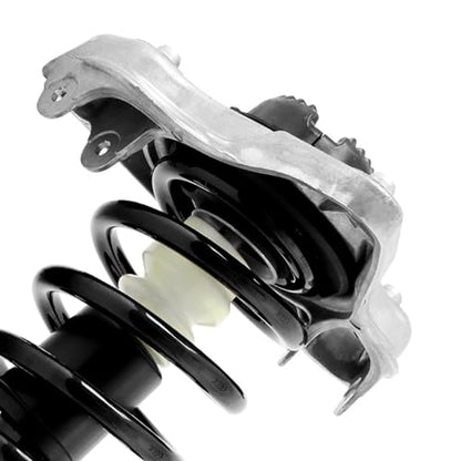 Detroit Axle - Front Struts for 2002-2008 Audi A4 Quattro, 2003 2004 2005 2006 2007, Complete Struts with Coil Spring Assembly Replacement - size: 11070x2/Pair