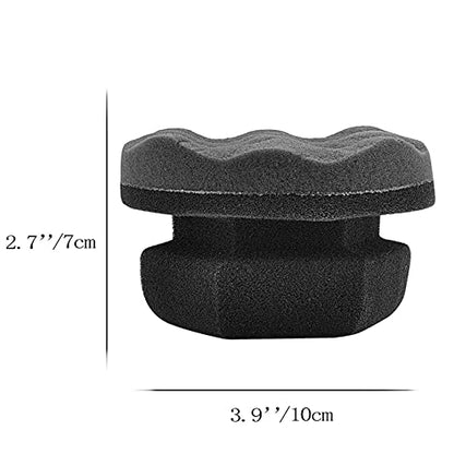 IPELY 2 Pack Large Tire Shine Applicator Pad, Durable and Reusable Hex-Grip Tire Dressing Applicator Pad for Applying Tire Shine - size: Applicator-2Pack