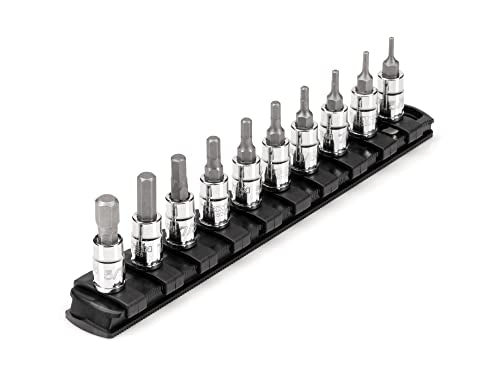 TEKTON Hex Bit Socket Set, 10-Piece | SHB90105 - size: 10-Piece (5/64-5/16 in.)