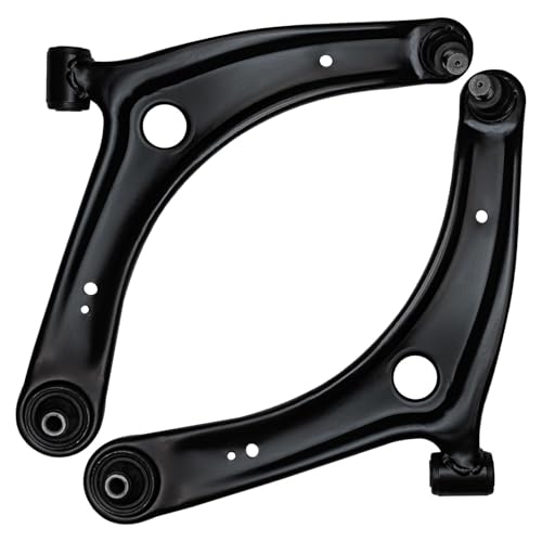 Detroit Axle - 8pc Front End Kit for 2007-2017 Mitsubishi Outlander, 2009-2017 Lancer, Lower Control Arms w/Ball Joint Tie Rods Sway Bars 2010 2011 2012 2013 2014 2015 2016 Replacement - size: 8CS48084/8PC