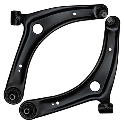 Detroit Axle - 8pc Front End Kit for 2007-2017 Mitsubishi Outlander, 2009-2017 Lancer, Lower Control Arms w/Ball Joint Tie Rods Sway Bars 2010 2011 2012 2013 2014 2015 2016 Replacement - size: 8CS48084/8PC