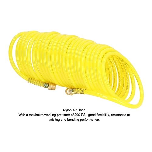 14PCS Air Compressor Kit with 1/4 Inch NPT Connectors Nylon Air Hose 200 PSI Pressure for Automotive Repair Maintenance Cleaning Tools Accessories Set