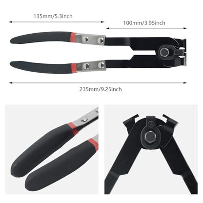 Cv Boot Clamp Pliers Black Heavy Duty Cv Boot Clamp Tool With 20 Crimp Bands For Auto And ATV Most Cars