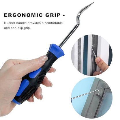 2 PCS Hose Removal Hook Set, 8 Inch Gasket Hook & Pick Tool Vehicle Radiator Hose Remover, Mini Pick Hooks Puller Remover for Hoses O-Rings Gaskets, Car Accessories