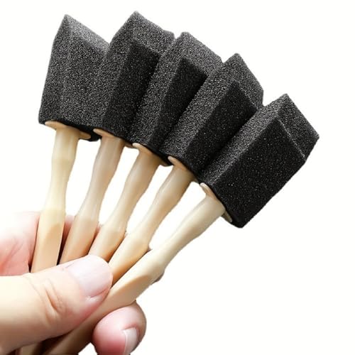 Car Detailing Brush Set, Foam Cleaning Brushes for Air Vents, Dashboard, and Crevices, Soft Sponge Detail Tools