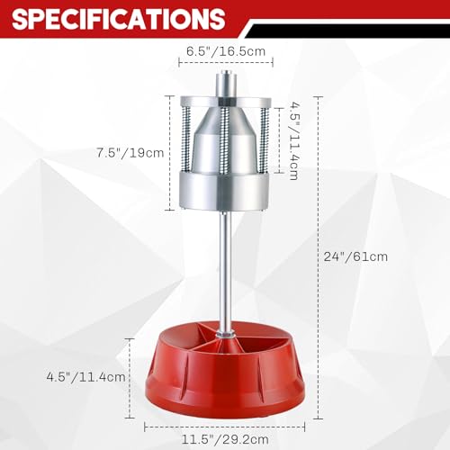 Portable Wheel Balancer with Heavy Duty Hubs | Tire Balancer Machine with Bubble Level, Tire Changer, Rim Balancing Machine, for Car and Light Truck