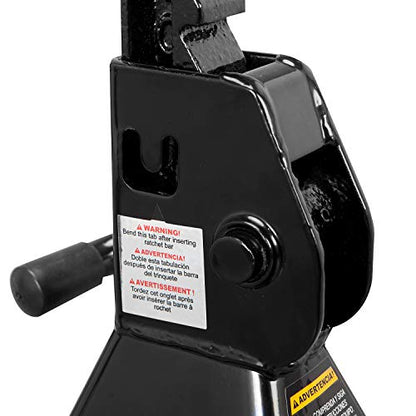 Big RED AT82001BR Hydraulic Trolley Service/Floor Jack Combo with 2 Jack Stands, 2 Ton (4,000 lb), Black - color: Black, size: 2 Ton (4,000 lb) with Jack Stands