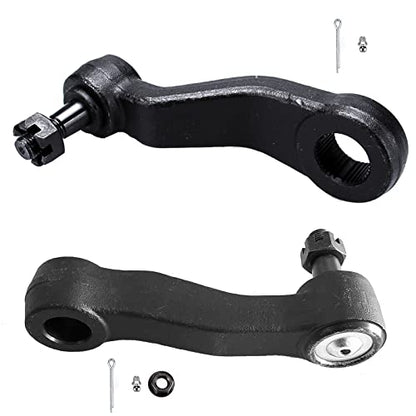 Idler Arm and Pitman Arm Kit w/ 3 Groove Spline 2pc K6535 K6654 for Chevrolet Avalanche Silverado 1500 HD 2001-2006, Suburban 2500 2000-2012, for GMC Sierra 2500 HD 2001-2007, Yukon XL 2500 01-13
