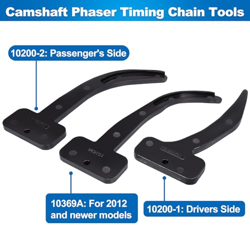 Toolwiz 3.6 Pentastar Timing Tool Kit for Chrysler Dodge Jeep 6 PCS Set | Camshaft Phaser Timing Chain Tools for 2011-2019 Jeep Grand Cherokee Wrangler 10200A+10202+10369A 6 PCS Camshaft Locking Set - size: Camshaft Locking Tool Set