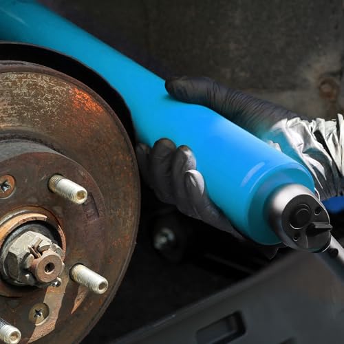 Inner Tie Rod Removal Tool, Master Inner Tie Rod Tool Set with 12 Crowfoot Adapters & 1/2 Inch Drive Tube for Tie Rods Remove & Install (Blue) - color: Blue